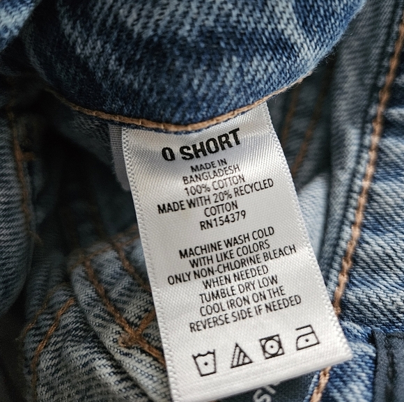 Aeropostle Womens Sz 0 Short Low Rise Baggy Distressed Jeans - Picture 4 of 6